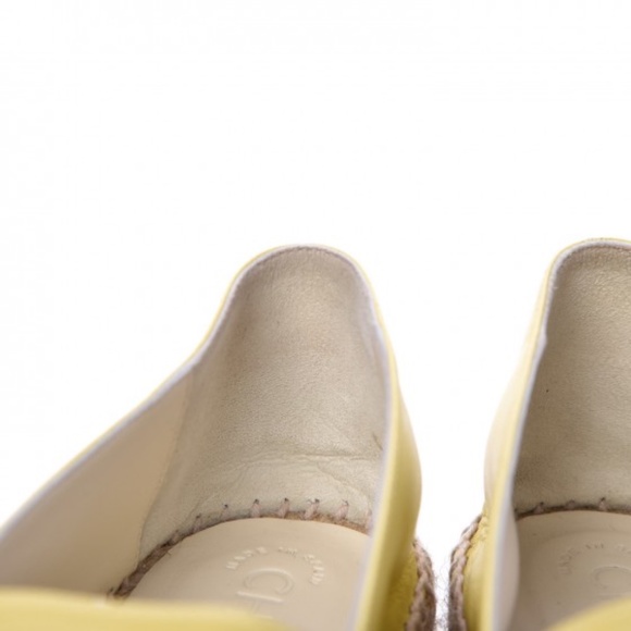 CHANEL Lambskin CC Espadrilles 41 Yellow - Picture 10 of 10